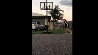 Basketball Shot Rebounced Hitting The Poor Guy In The Nuts