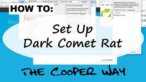 How To: SET UP DARKCOMET RAT + 8/44 UNDETECTION RATE (Port Fowarding)