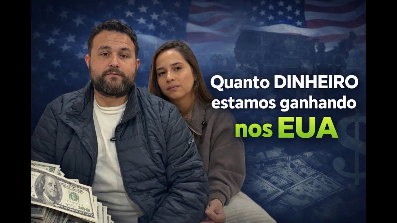 Quanto dinheiro estamos ganhando trabalhando nos EUA? 🇺🇸💵