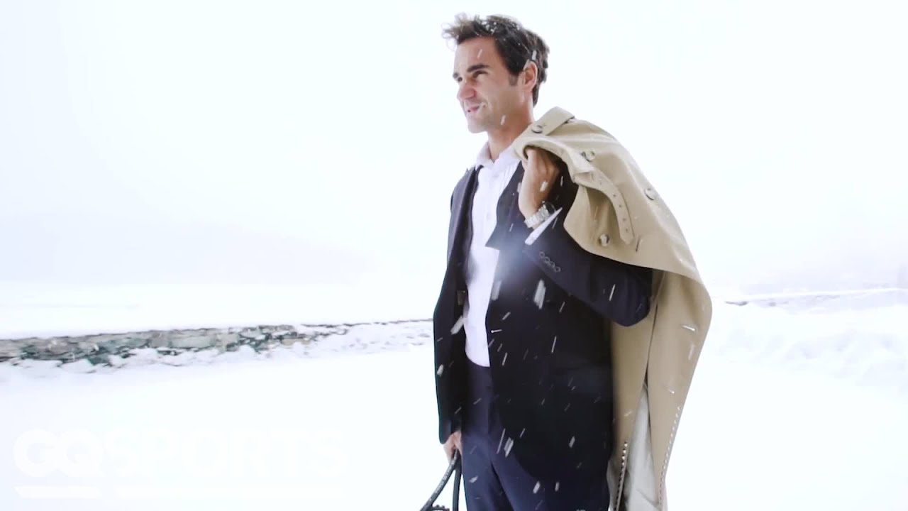 Roger Federer Shows You How to Dress for a Snow Day | GQ Sports