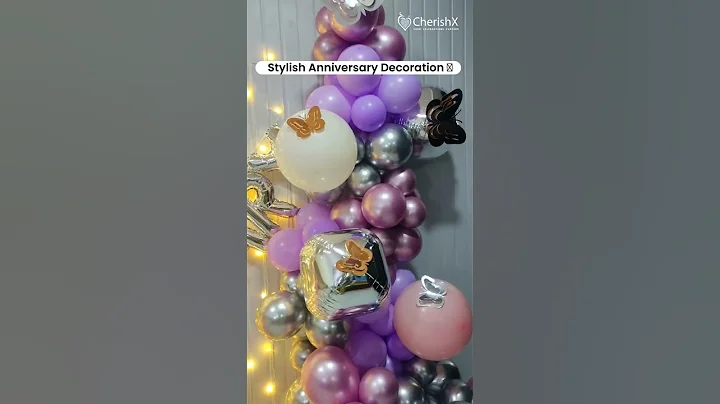 The Extravagant Anniversary Decoration Surprise for Home | CherishX #anniversary  #surpriseideas