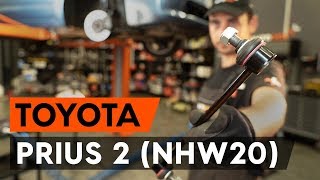 Cómo cambiar los bieletas de suspensión delantero en TOYOTA PRIUS 2 (NHW20) [AUTODOC]