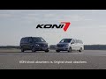 Shock absorber comparison  fitting a mercedes vclass with koni shocks