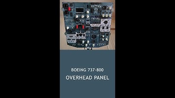 Boeing 737-800 Overhead Panel - Demo