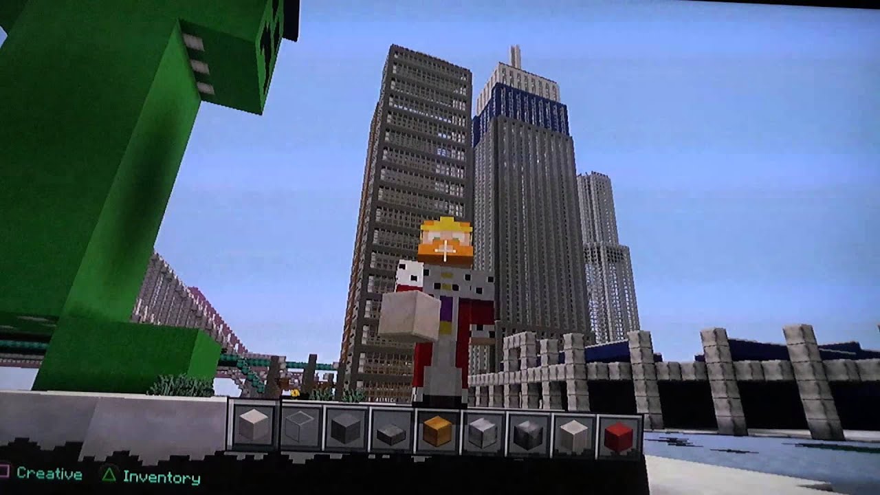Minecraft PS3 Newport City Texture pack - YouTube