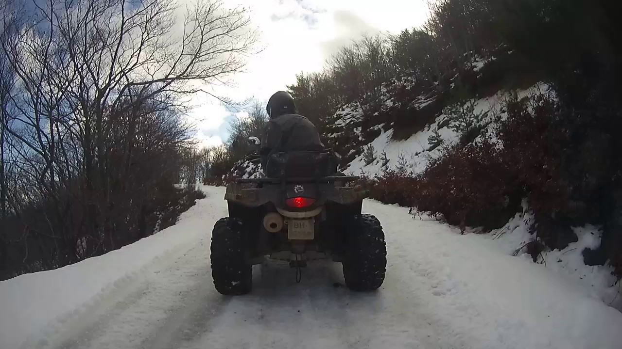 Sortie quad neige batere n°3 YouTube