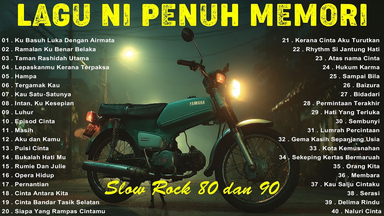 Lagu Jiwang Rock 80an dan 90an Terbaik - Lagu Slow Rock Malaysia 90an Terbaik - Rock Kapak Lama