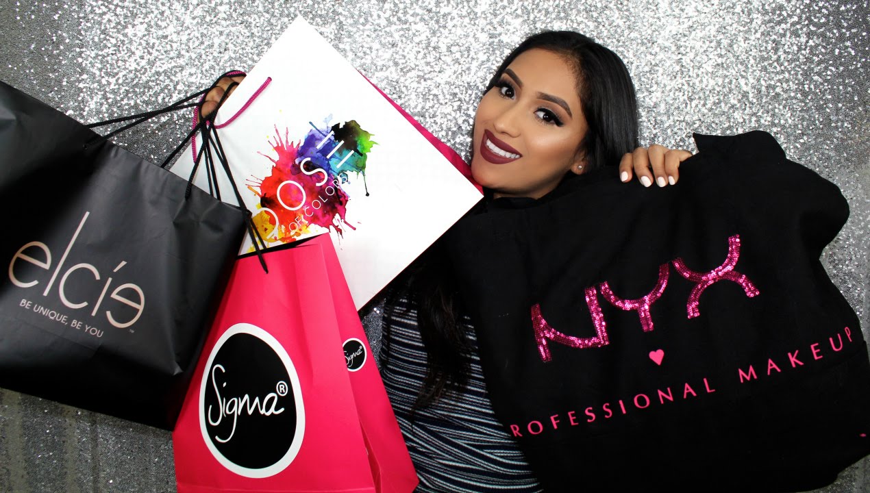 LA IMATS MAKEUP HAUL 2016 + NYX COSMETICS SWAG BAG