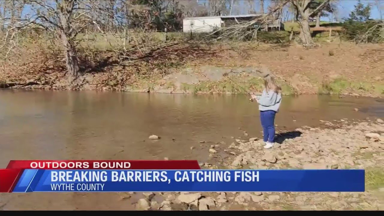 Overcoming obstacles: Radford University student finds fishing success despite being blind