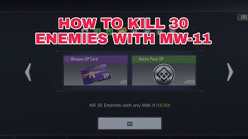 KILL 30 ENEMIES WITH MW11 | HOW TO KILL 30 ENEMIES WITH MW-11 | CALL OF DUTY MOBILE