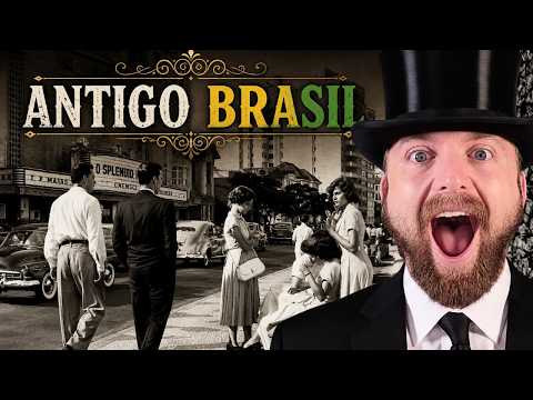 😱 GRINGO REAGE A COMO ERA O BRASIL 100 ANOS ATRÁS E COMO VIVIAM OS BRASILEIROS NESSA ÉPOCA