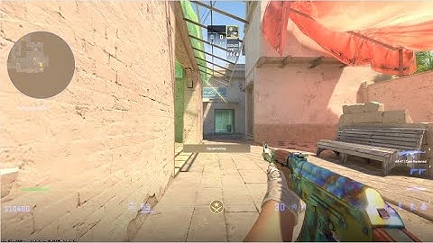 INSANE self pop flash for B-site DOOR | CS2 Mirage