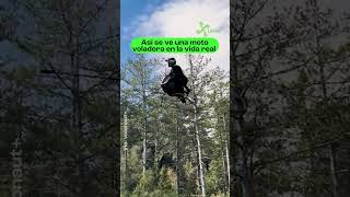 Parece Sacada De Una Película De Star Wars, Se Trata De La Primer Moto Voladora Del Mundo