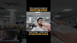 31 yr old brand manager + hybrid athlete Hydration stack #activelifestyle #hydration #corporatelife