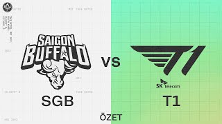 T1 (T1) vs SAIGON BUFFALO ESPORTS (SGB) Maç Özeti | MSI 2022 Grup Aşaması 1. Gün