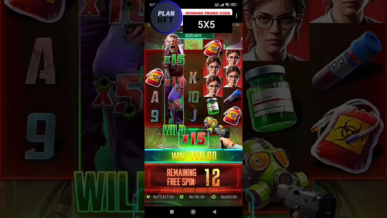 Zombie outbreak slot Gameplay|megapari& 1xbet |PG soft|use promo code 5X5|
