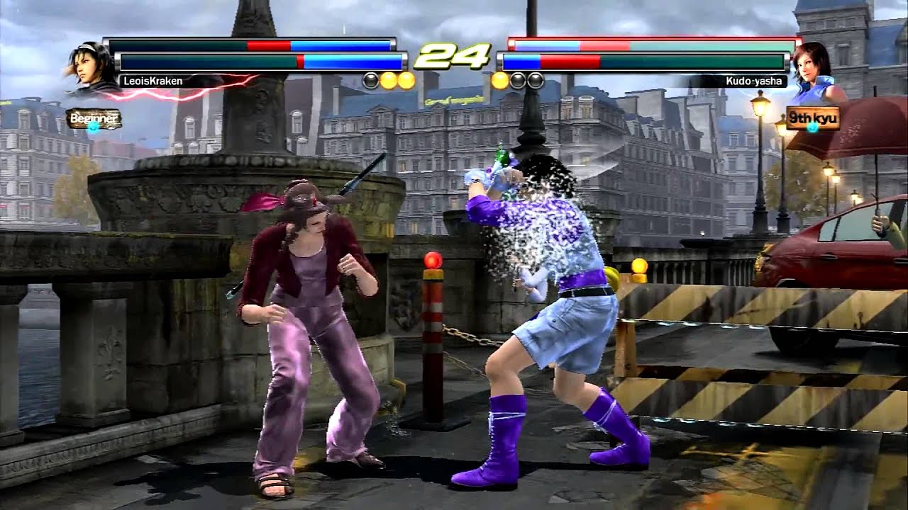 Tekken Tag Tournament 2 - Jun Kazama/Devil Jin vs. Lili/Asuka & Steve/King