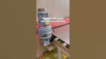 Zuudee BYD Titanium: Titanium Alloy Plate Sand Blasted Polishing