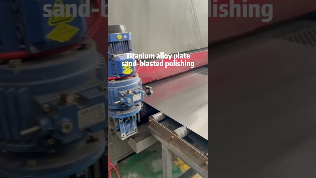 Zuudee BYD Titanium: Titanium Alloy Plate Sand Blasted Polishing