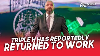 Сообщается, что Triple H вернулся к работе