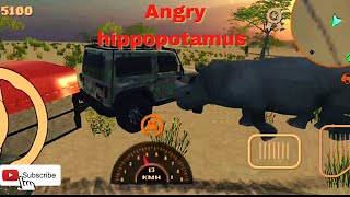Hunting Simulator 4x4 kill angry hippopotamus| HD Android Hunting Game| Oppana Games @majak-masti6441 screenshot 2