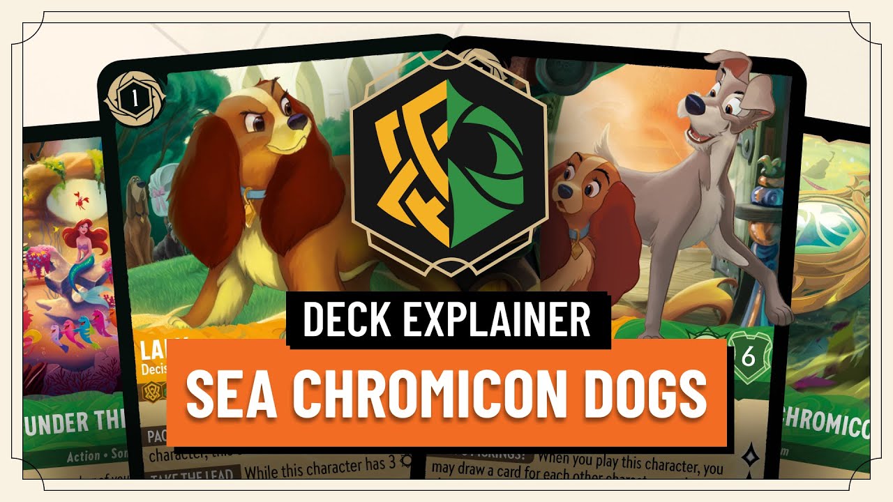 Master the Sea (Chromicon) Dogs Deck! Full Guide of the Amber Emerald Disney Lorcana Meta Deck