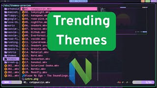 20 Trending Neovim Themes + Live Previews (Nov 2025)