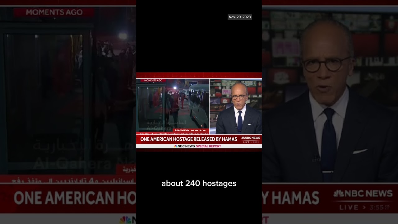 One American hostage to be released