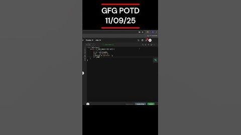 Minimum Jumps | GFG POTD | 11/09/2025 #coding #gfg #potd #java