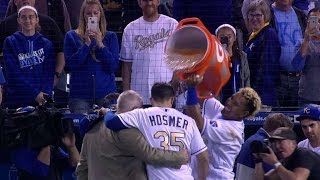 CLE@KC: Hosmer discusses his big night in the 3-1 win