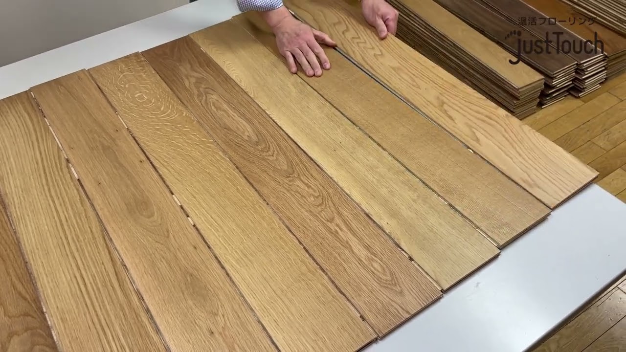 温活フローリング Just Touch オーク複合 ウレタン塗装 125mm幅 