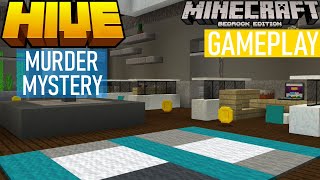 MURDER MYSTERY GAMEPLAY - THE HIVE MINECRAFT BEDROCK