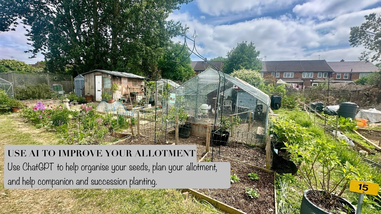 How I Use ChatGPT to Plan My Vegetable Garden |FREE AI Allotment Tips and planner