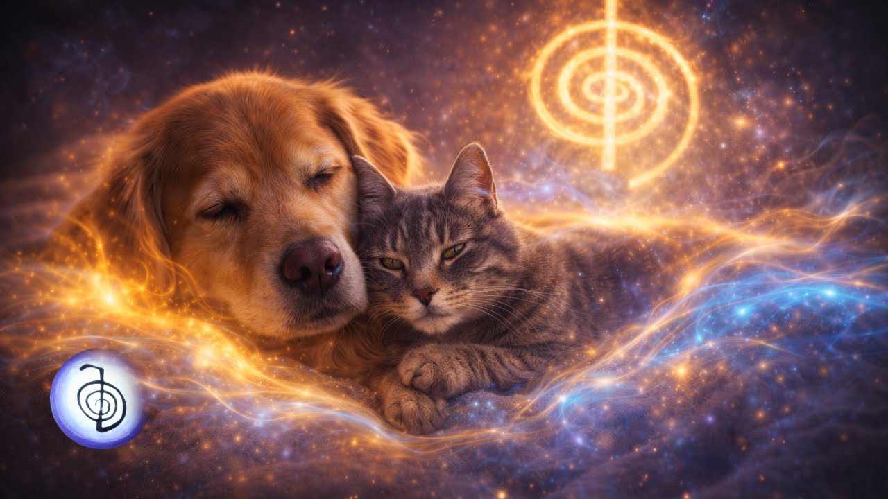 Рейки-музыка для собак и кошек Глубокое исцеление, расслабление и снятие энергетического напряжения