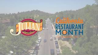 Julian Celebrates California Restaurant Month
