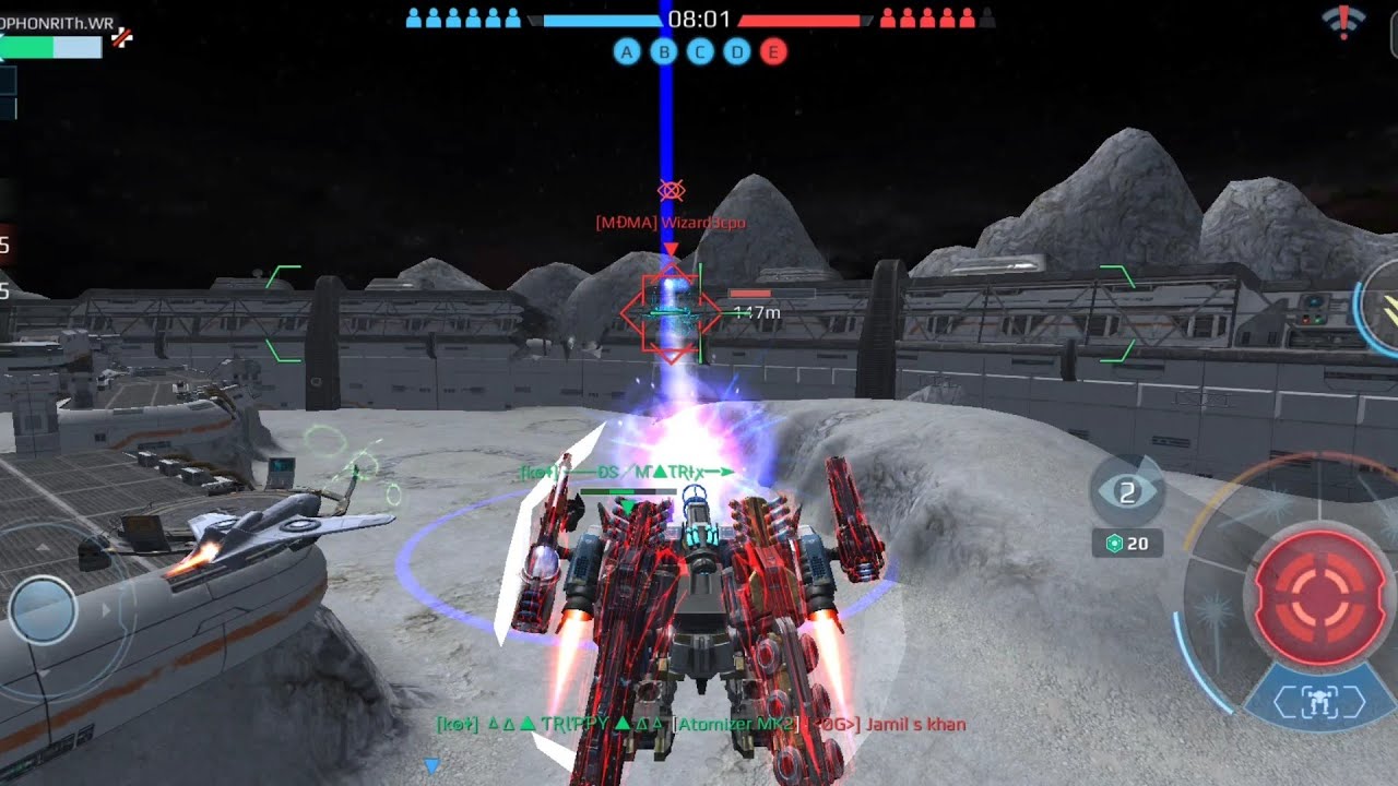 squad with koi clan war robots 2020