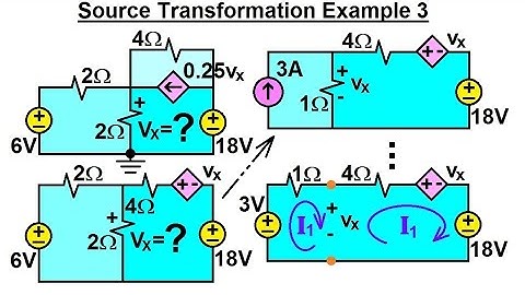 Electrical Engineering: Ch 4: Circuit Theorems (13 of 35) Source Transformation Ex. 3