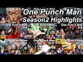 One Punch Man Season 2 Reaction Highlights  | Great Anime Reactors!!! | 【ワンパンマン】【海外の反応】