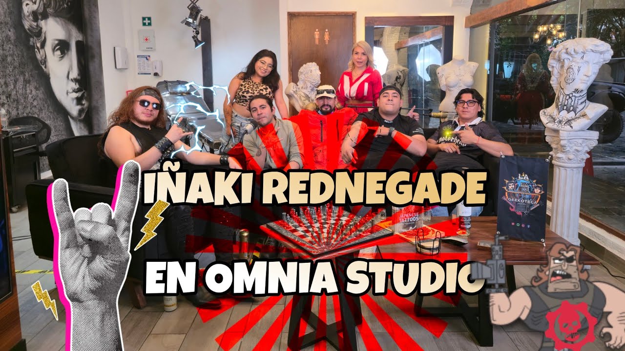 Cap.  36 Rock, tatuajes y videojuegos en Omnia Studio | Rednegade y Erick en La Geekoteca 🎬🎶🎨