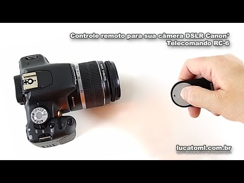 Vídeo: Como uso meu controle remoto Canon 7d?