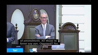 MA Senate leader makes joke of predetermined amendment outcome