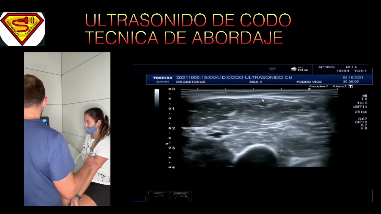ULTRASONID DE CODO - TECNICA ECOGRAFICA