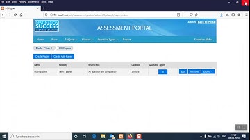 How to create online assessment  from Assessment Portal