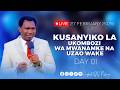 LIVE KONGAMANO LA SIKU 3 UKOMBOZI WA MWANAMKE NA UZAO WAKE DAY 01