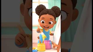 Magical Painting Fun for Kids | 3D Toddler Creativity Short #kids #kidsvideo #toddlersongs #creative
