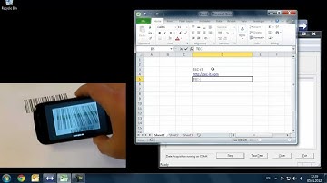 Mit Android Smartphone Barcodes in Excel einscannen