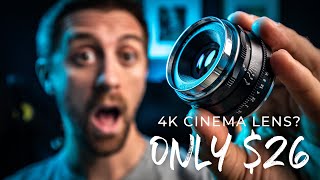 The Best Cinematic Video Lens Is The Cheapest? 4K Test Footage Inside
