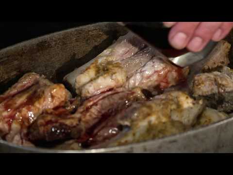 На скорую руку. Ребрышки кабана под винно-карамельным соусом