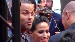 Tony Parker & Wife Axelle Francine @ Paris 29 may 2015 - Red Carpet Jurassic World France