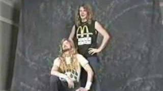 Megadeth - Photoshoot at Wembley Arena (1990)